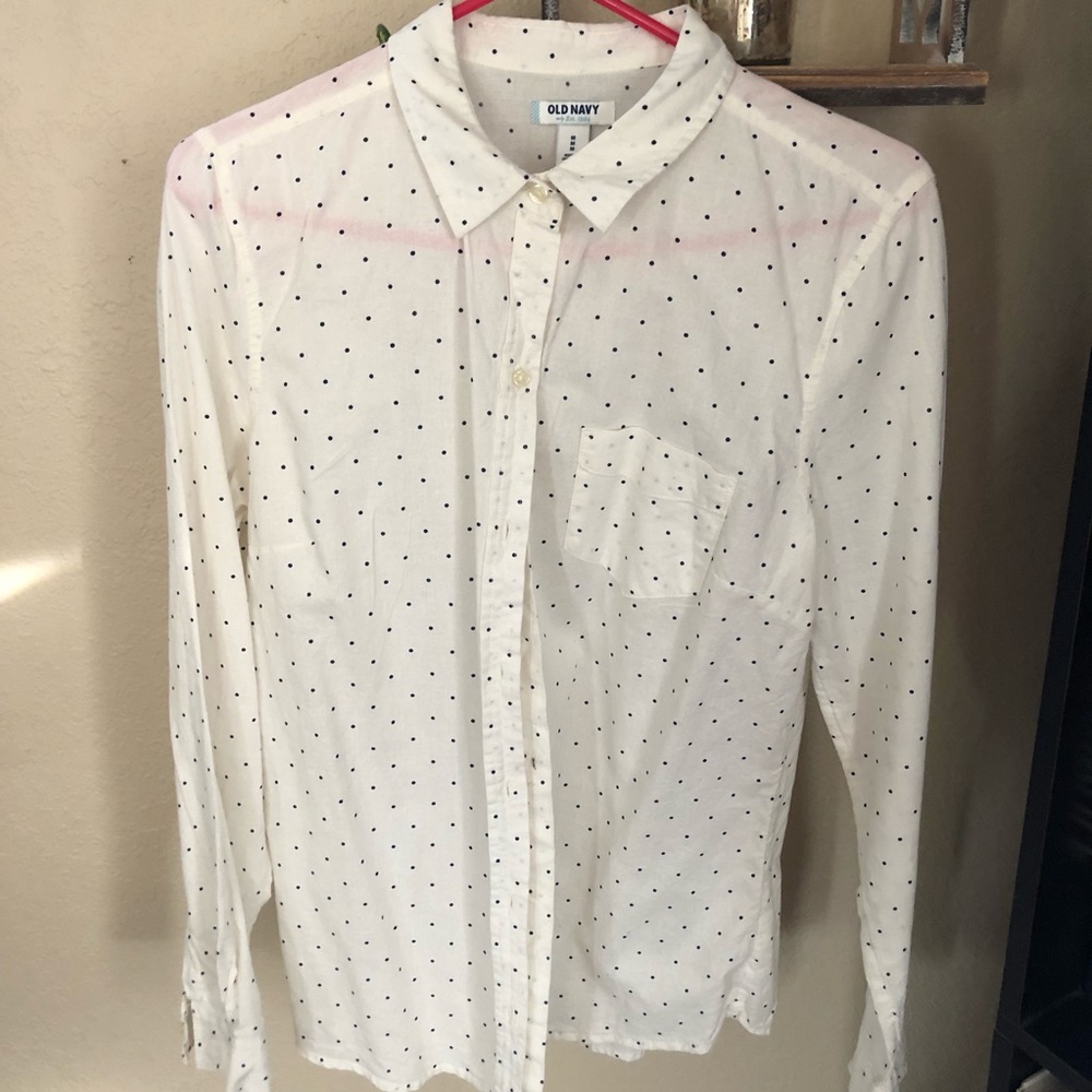 White Polka Dot